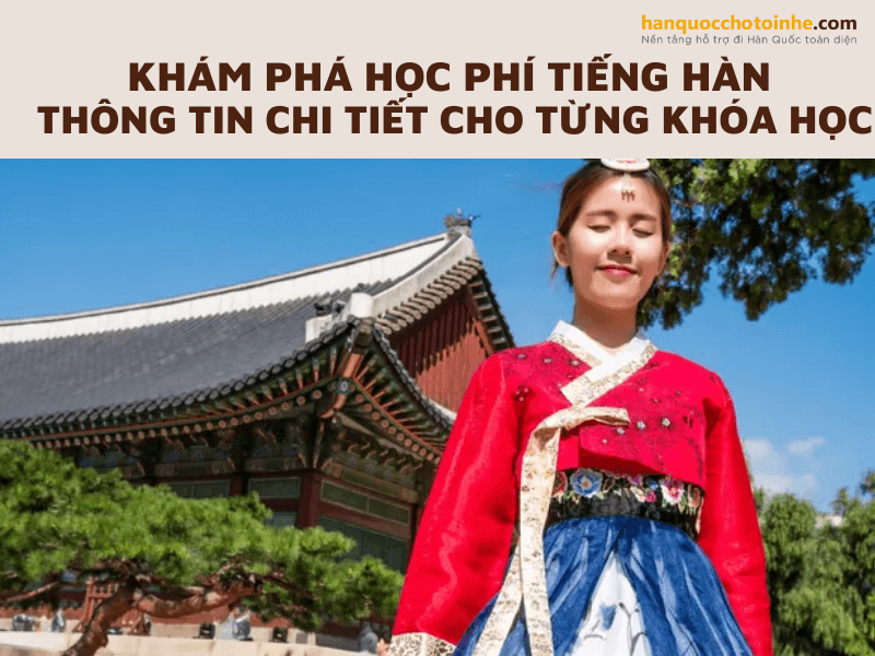 1 khóa học tiếng Hàn bao nhiêu tiền? Học phí chi tiết