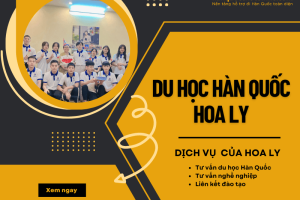 Du học Hàn Quốc Hoa Ly –  Phát triển, nhanh chóng và uy tín